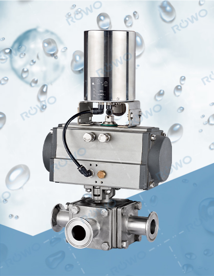 氣動三通調節球閥